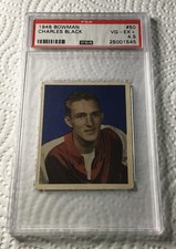 1948 BOWMAN #50 CHARLES BLACK PSA 4.5 VG-EX+, Indianapolis Jets, NBA