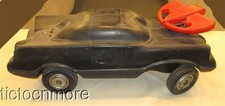 Vintage Batman Batmobile Ride-on Toy Car Marx 1966 Original Steering Wheel Vintage Batman Batmobile Ride-on Toy Car Marx 1966 Original Steering Wheel