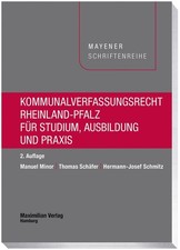 Manuel Minor Kommunalverfassungsrecht Rheinland-Pfalz