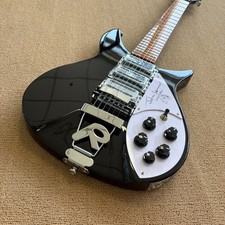 Chitarra elettrica firmata Black 325 John Lennon Signature Chrome Hardware