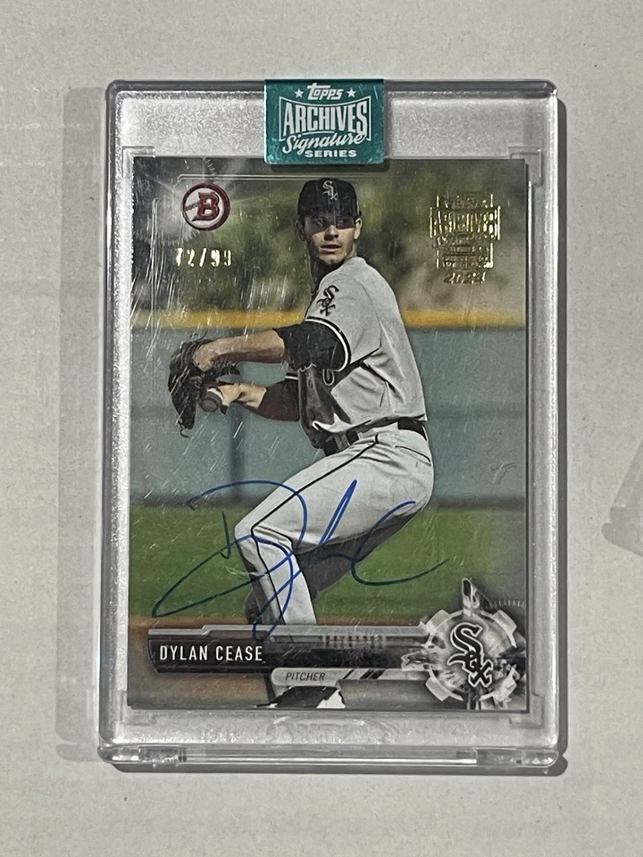 DYLAN CEASE 2022 TOPPS ARCHIVES 1/1 AUTO 2016 TOPPS HERITAGE MINORS XRC +2 More - Image 3 of 4