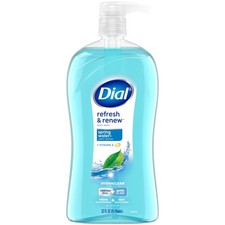 Dial Body Wash, Refresh  Renew Spring Water, 32 32 Fl Oz Pack of 1 , Blue