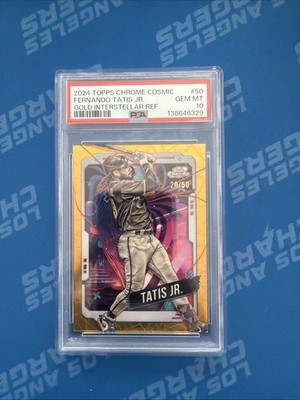 2024 Topps Cosmic Chrome - Fernando Tatís Jr #50 Gold Interstellar Refractor /50