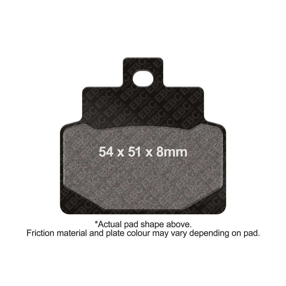 EBC Scooter Carbon Pads E391 Front Left for Aprilia Scarabeo 100 VA000 4T 01-09