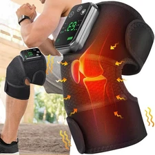 3 in 1 Electric Heated Knee Joint Massager with Vibration Therapy Pain Relief