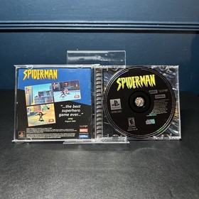 Spider-Man (PlayStation 1 PS1) Complete CIB Tested Working with Reg