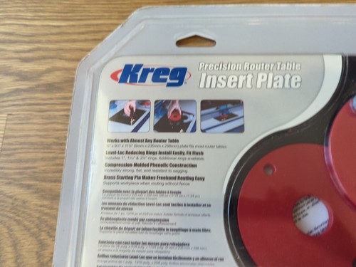 NEW Kreg PRS4038 Precision Router Table Insert Plate - UNDRILLED - Made In USA - Picture 2 of 7