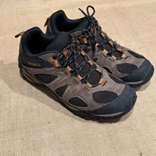 Merrell Moab 2 Vent Shoes Mens Size 9 Gray Black Hiking Trail Sneakers J31275