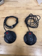 Lot of 2 Polycom SoundStation 2 Extended Microphone Pod 2201-07155-605.