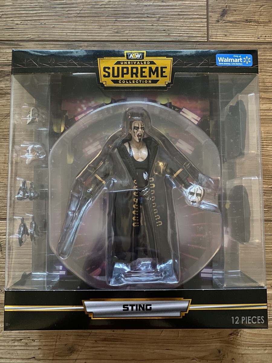 AEW Supreme Sting スティング 新品未開封 AEW Unrivaled Supreme Sting - 6 inch Figure with Alternate Heads
