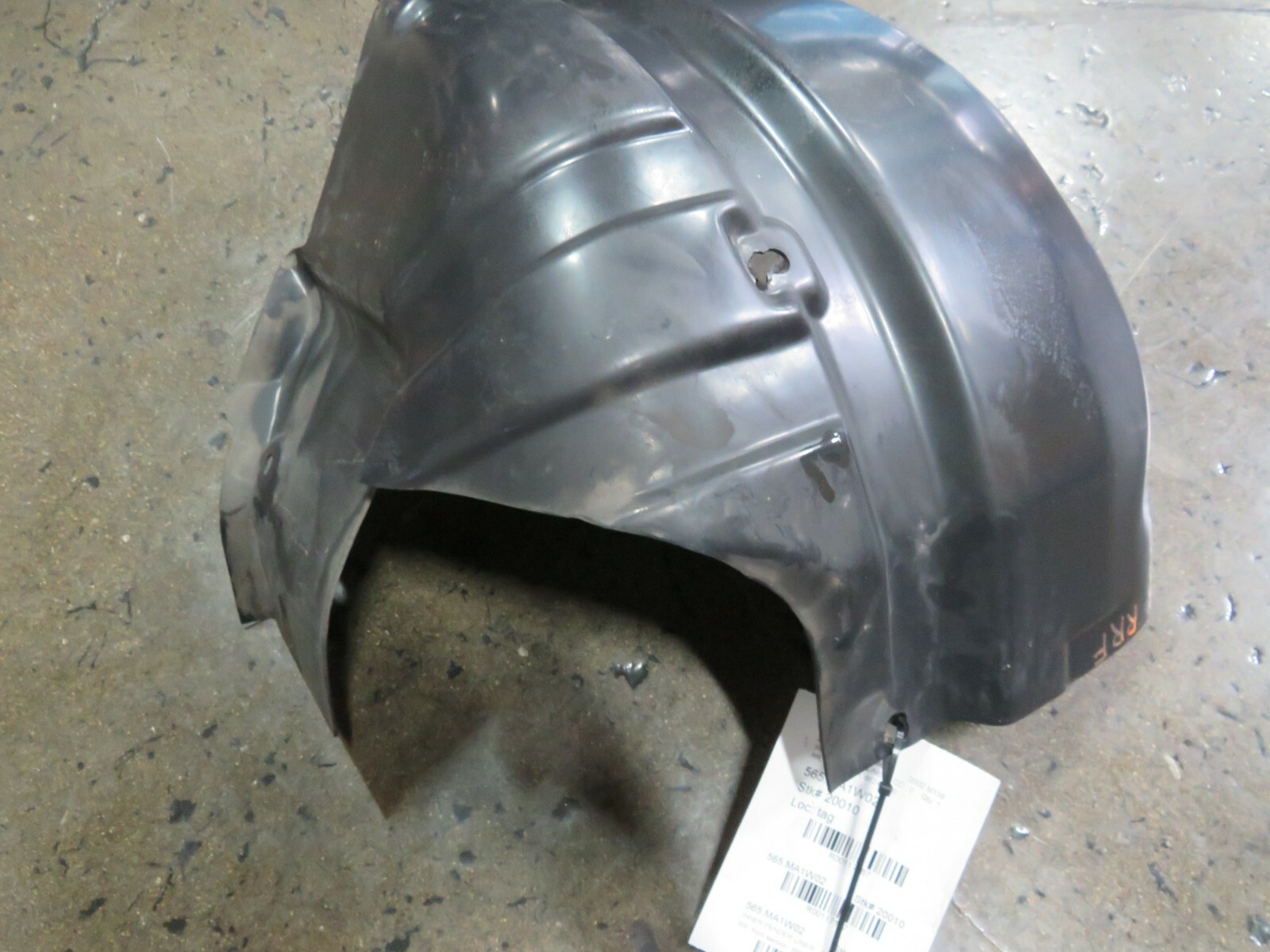 Maserati M138 Spyder, Coupe, RH, Rear Fender Liner, Front Section, P/N 66243800