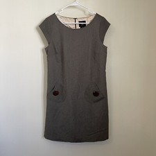 Vintage Cap Sleeve Classic Patch Pocket Dress Size 8