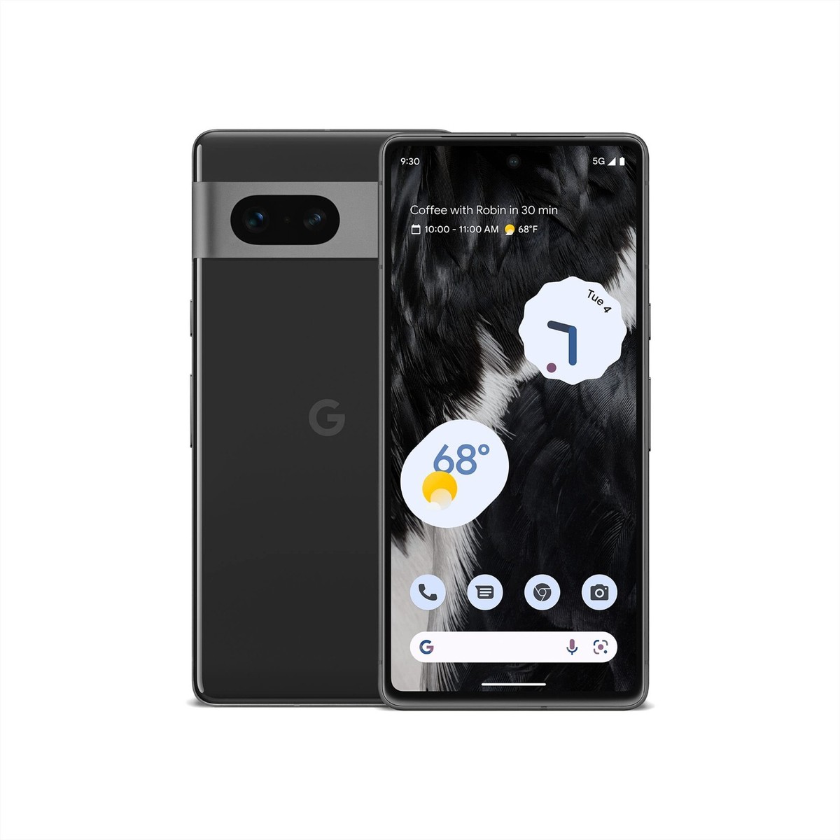 Google Pixel 7 GQML3 - 128GB - Obsidian Black (Wi-Fi ONLY