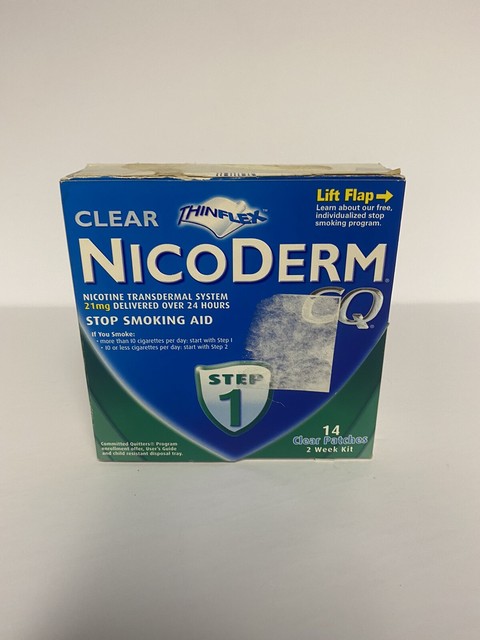 stop smoking patches step 1