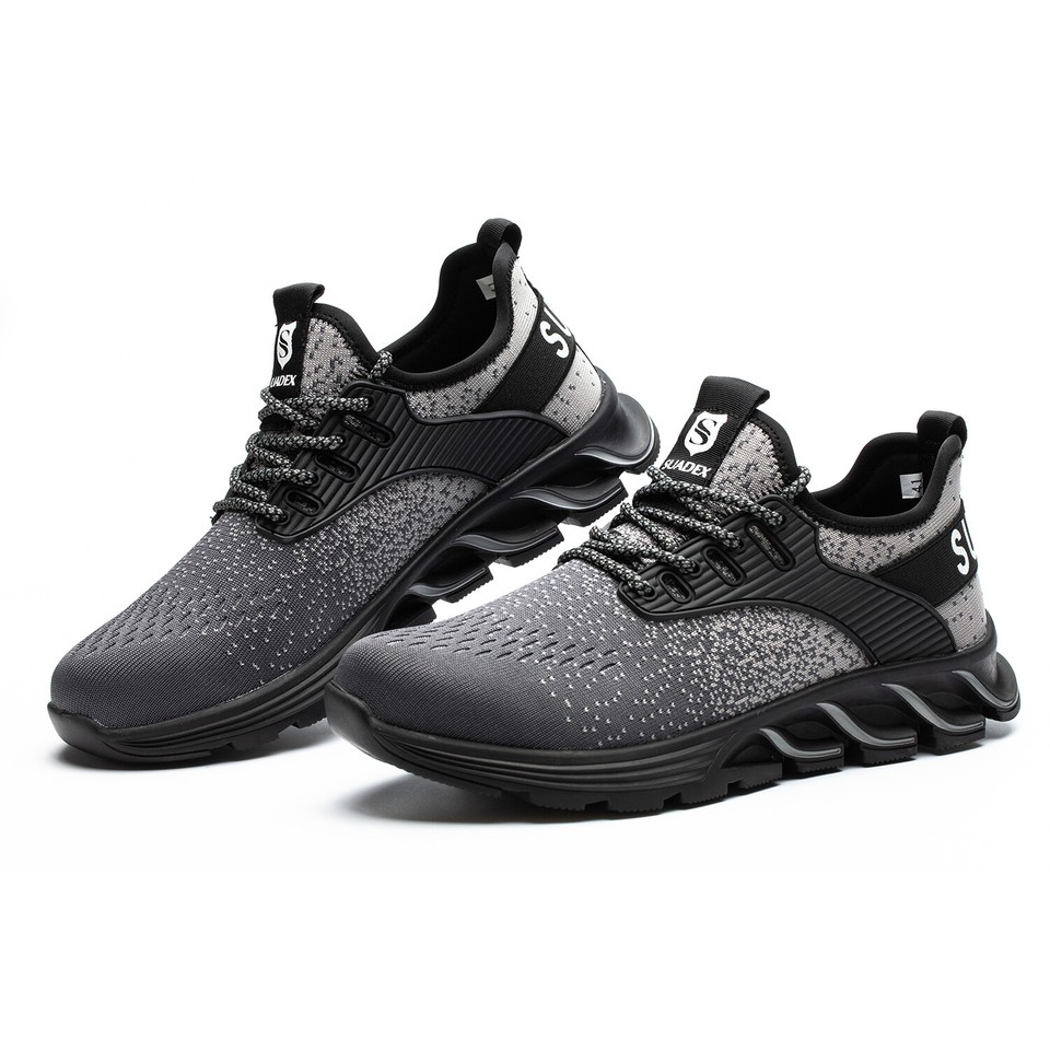 Scarpe Da Lavoro Indistruttibili Suystex Uomo SUYSTEX Con Punta In Acciaio - Alti, Indistruttibili Per Lavoro Ed Escursionismo Stivali Antinfortunistici - Foto 9