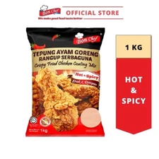 Malaysia Bon Chef Halal Crispy Fried Chicken Coating Mix HOT & SPICY x 2 pack