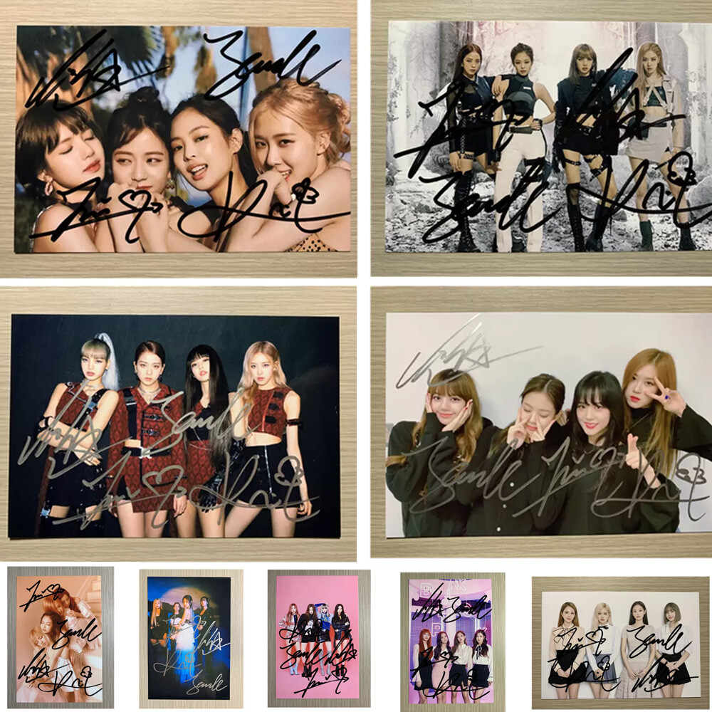 blackpink サイン　直筆　非売品公式ポストカード BLACKPINK ブラックピンク 直筆サイン写真 Amazon.co.jp: ロゼ直筆