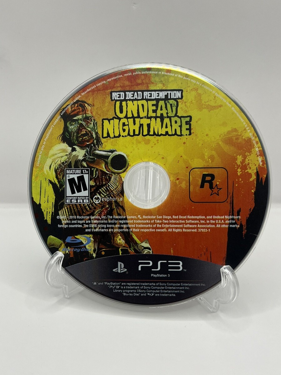 Red Dead Redemption: Undead Nightmare (Sony PS3) DISC ONLY