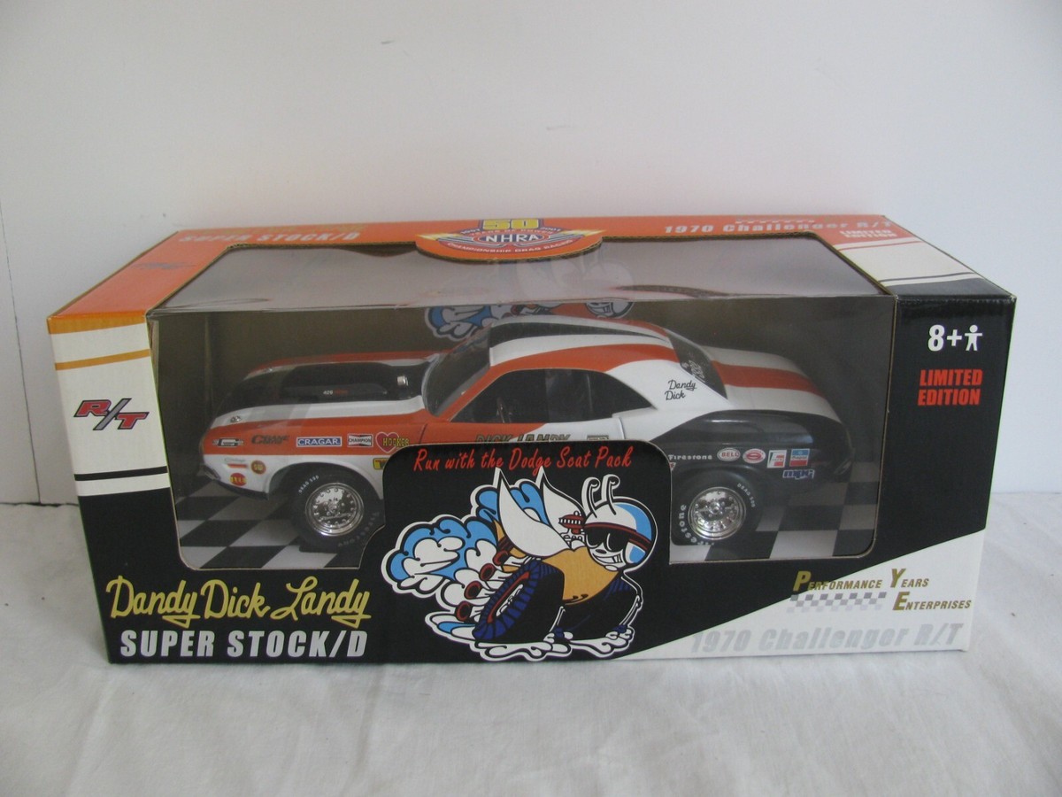 Ertl 1/18 Dick Landy 1970 Dodge Challenger R/T Hemi Super
