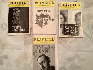 Lot of 4 Broadway Playbills from 2004.