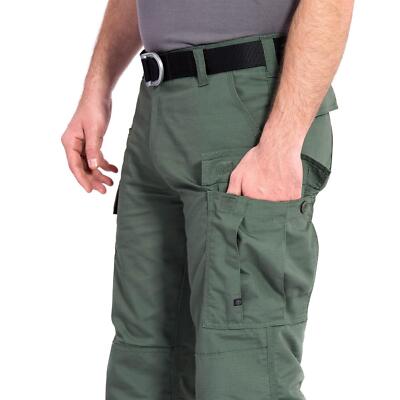 PENTAGON BDU 2.0 Kampfhose Cargo verstärkter Sitz Knie Zip Fly Ripstop schwarz