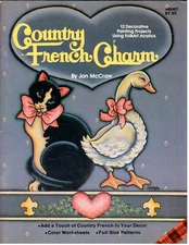 French Country Charm Acrylic Decorative Painting Folk Art Patterns Book McCraw