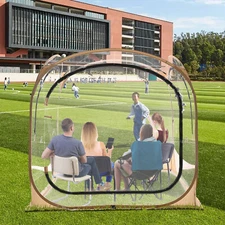 Sports Tent Instant Pop-Up Tent Shelter Weather Proof Pod Clear Tent Bubble Tent