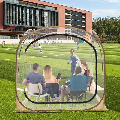 Sports Tent Instant Pop-Up Tent Shelter Weather Proof Pod Clear Tent Bubble  Tent