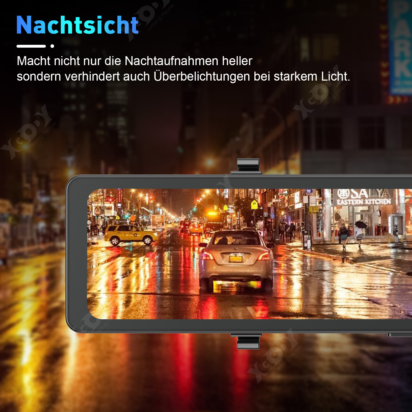 Inefala 4-Kanal WiFi Dashcam - 360° Rundumüberwachung Mit Nachtsicht & Parkmodus