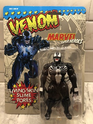 ToyBiz Marvel Super Heroes Venom Living Skin Slime Pores Vintage