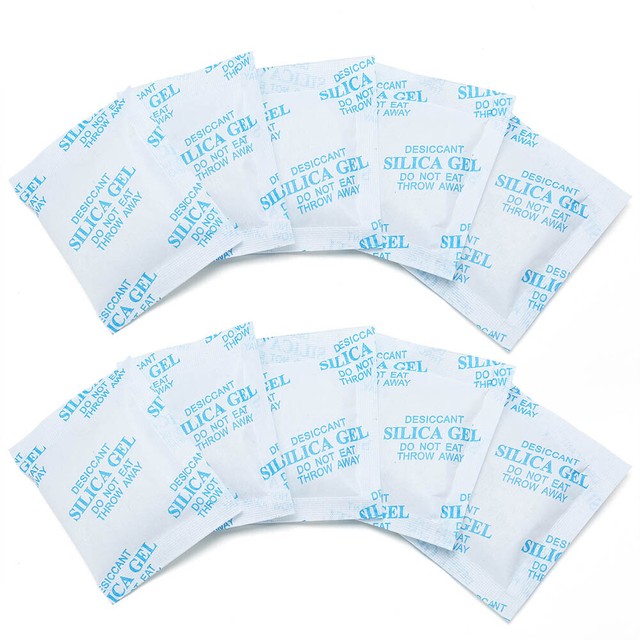 Silica Gel Desiccant Moisture Absorber Dehumidifier Pack Bag Packet