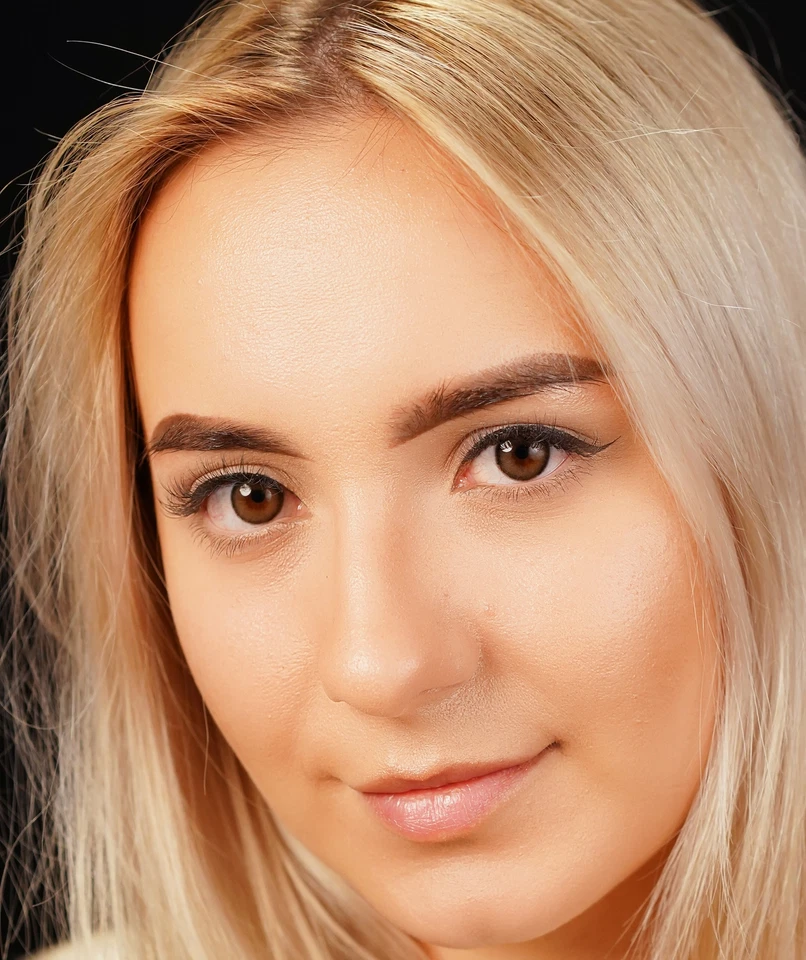 Kontaktlinsen farbig braun ohne Stärke farbige braune Jahreslinsen City Brown - Bild 3 von 4