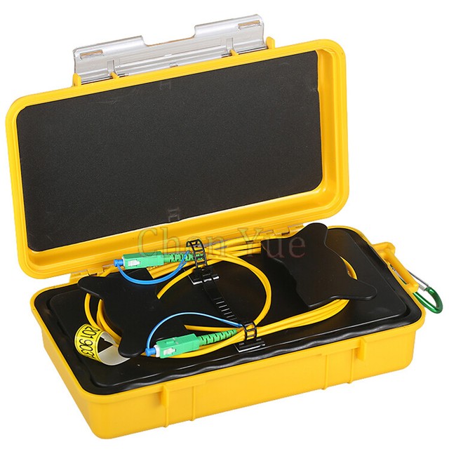 Fiber Cable Test OTDR Launch Cable Box 500M SM SC/APC OTDR Dead Zone