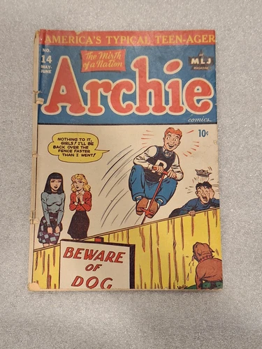 Archie Comics #14 - 1945 Early Archie MLJ Magazine Comics Golden Age Comic