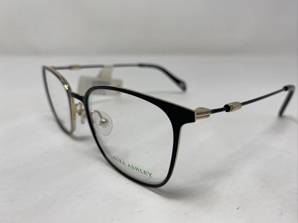 Marco de gafas de borde completo de metal Laura Ashley Meghan NEGRO 49-19-140 / I58 Foto 2 de 4