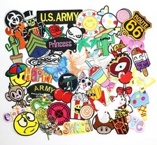 Random Patch Music Rock Punk Biker funny Gift Artwork Emblem DIY Iron on Clothes