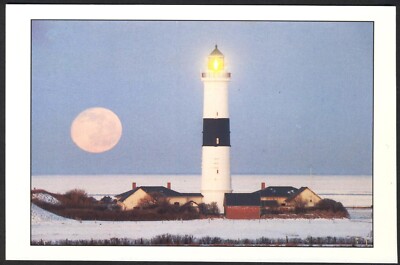 Leuchtturm, Kampen, Deutschland. Moderne Postkarte (Ref: Eiland Verlag, # E 30)