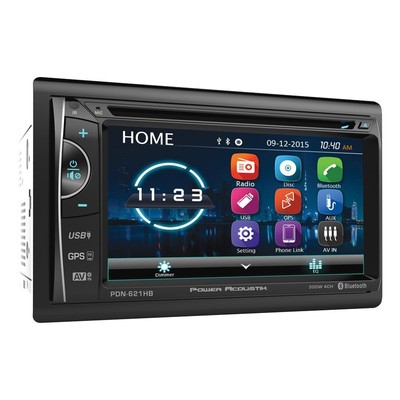 Power Acoustik 2-DIN 6.2'' LCD Touchscreen DVD/CD/AM/FM w/ Bluetooth - PDN-621HB