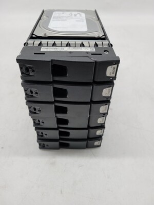 Lot of 6 Seagate ST32000444SS 2TB 3.5'' HDD Hard Disk Drive with cuddy