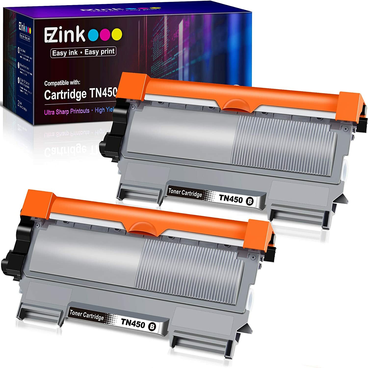 (TM) Compatible Toner Cartridge Replacement for Brother TN450 TN420 TN-450 TN-42