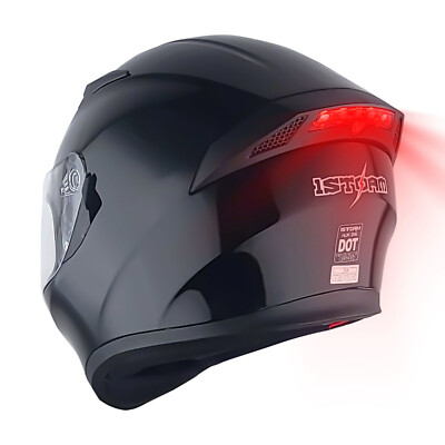 1Storm Motorcycle Dual Visor Full Face Helmet Mechanic with LED Tail Light | eBay 1Storm Motorcycle Dual Visor Full Face Helmet Mechanic with LED Tail Light | eBay