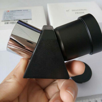Celestron 1.25'' 45 Degree Prism for Astronomical Telescope Adapter Eyepiece lens