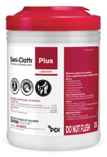 Sani-Cloth Plus Disinfecting Wipes   160 Ct Canister   Case of 6   MPN Q89072