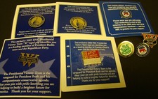 REPUBLICAN PARTY PIN LOT of 8 Victory Team RNC President Bush Election Priority