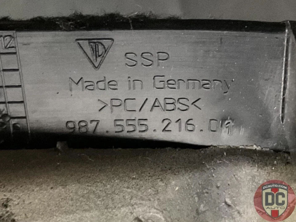 Capa de pilar preta 2006-2007 Porsche Cayman direita C 98755521601A10 126096 - Imagem 2 de 4