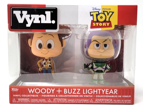 Funko Vinyl Collectibles- Disney / Pixar WOODY & BUZZ LIGHTYEAR 4" Toy Story