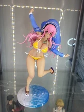 SoniComi Super Sonico CharaGumin 1/8 Moamoa Parka Swimsuit, Suntan ver Figure gk