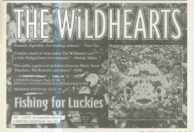 ANEW6 WERBUNG 7X11 THE WILDHEARTS: ANGELN AUF GLÜCK