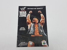 WWF War Zone Nintendo 64 Authentic Manual Only 
