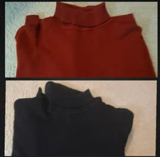 NY & Co. Red Or Black turtleneck sweater, sz L